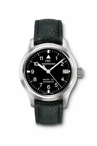 IWC Pilot's Watch Mark XII Stainless Steel / Black / Strap IW3241-01 (3241-001, IW324101)